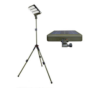 Lanterne de jardin imperméable à haut lumen, lampe de camping LED rechargeable par USB et solaire, éclairage portable extérieur en ABS, barbecue, randonnée - Product Image 1