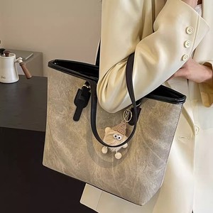 Fashionable Single Shoulder <b>Bags</b> Large Capacity PU Leather Women's Tote <b>Bag</b> Purses With Zipper Closure for <b>Working</b> Women <b>Bag</b> - Product Image 3