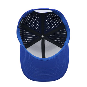 Royal Blue 6-Bảng Hiệu Suất Bóng Chày Hat Vải Không Thấm Nước Thời Trang Cong vành Cao Su Logo Cung Thư In Thể Thao - Product Image 5