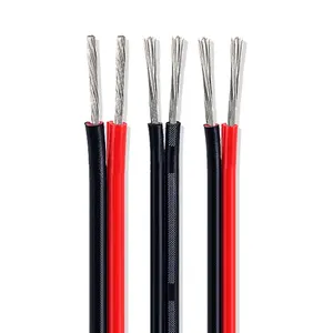 UL2468 kabel kawat datar fleksibel AWM UL 2468 300v 2x18awg kabel Speaker kawat listrik PVC
