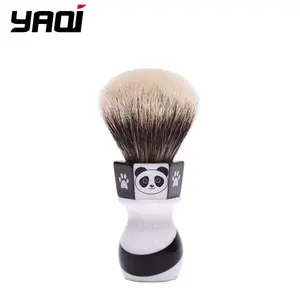 YAQI RTS The Panda Two Band Badger hair knot Shaving brush for men wet Shaving Wholesale