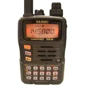 YAESU VX-6R甚高频/超高频双频手持收发器16对讲机PTT电话IPX5预笔记本17 Zoll I9无线电甚高频德马诺JP