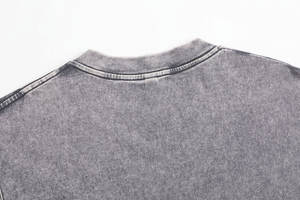 男性用ノースリーブタンクトップカスタムロゴ210gジムプラスサイズコットンビンテージ酸洗い - Product Image 4