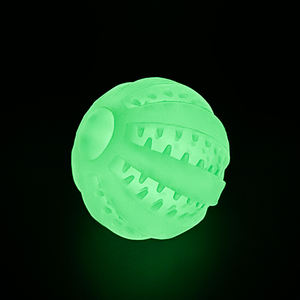Palla da masticare per cani che si illumina al buio - Giocattolo interattivo elastico e resistente per l'addestramento, luce LED impermeabile per il gioco all'aperto e il sollievo dalla noia - Product Image 2
