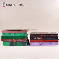 Impression de livres reliés de qualité supérieure avec bords à motifs, vernis sélectif et dorure pour romans en édition limitée OEM
