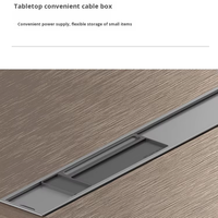 Table de réunion rectangulaire moderne de grande taille, bureau de conférence en bois simple pour la négociation au bureau et la collaboration d'équipe