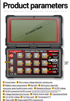 Multimeter Anti-bakar 623 Multimeter Perbaikan Otomatis Multimeter Presisi Tinggi