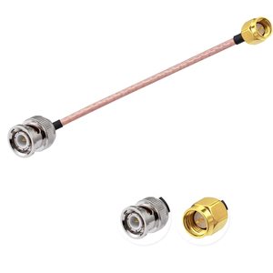 SMA Nam để <span class=keywords><strong>BNC</strong></span> Nam RF cáp đồng trục 50ohm SMA để <span class=keywords><strong>BNC</strong></span> rg316 Jumper cáp cho ăng-ten ham đài phát thanh không dây Lan thiết bị - Product Image 1