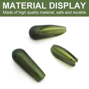 Perles tampons antichoc en caoutchouc pour la pêche à la carpe, pour la monture hélicoptère, la monture <span class=keywords><strong>Chod</strong></span>, les protecteurs de nœuds et les clips multiples - Product Image 4