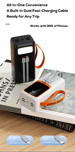 แบตสำรอง<span class=keywords><strong>50000</strong></span> mAh TYPE-C ชาร์จแบบพกพา22.5W พาวเวอร์แบงค์ LED แบบพกพา<span class=keywords><strong>50000</strong></span> MAH ความจุสูง PD 22.5W - Product Image 4
