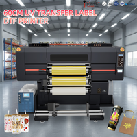 Imprimante à transfert d'autocollants DTF à encre UV automatique Titanjet Professional Certified New Custom I3200 Printhead 60 cm avec laminateur
