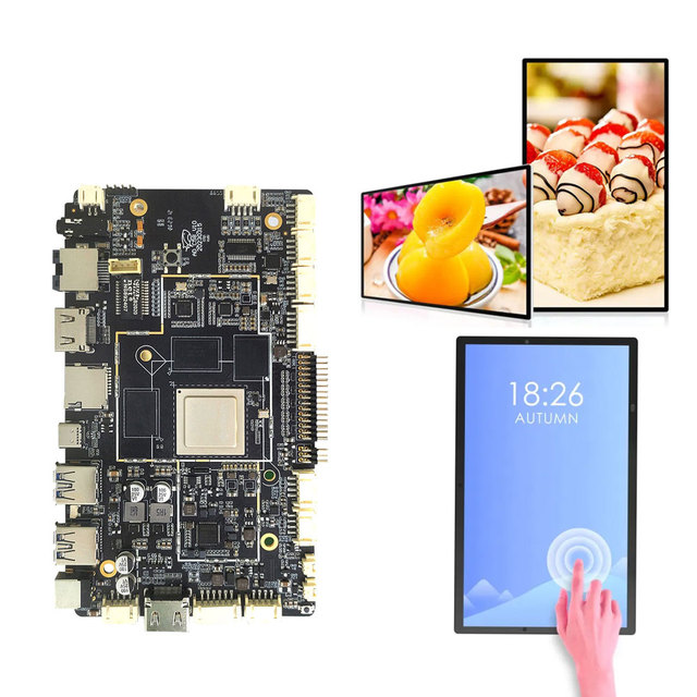 8k 4k 2k Tft Lcd Controller Board RK3588 Octa Core 6Tops NPU with Lvds Output Kit for Industrial  Advertising Display