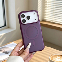 JOYPORODO B567 Matte Soft Cover untuk iPhone 17 18 Pro 17 18 Pro Max 2500Gs Magnet Ring Anti Silau Sentuhan Halus PC TPU Pesanan Grosir