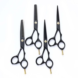 Hairdressing Scissors Set 4Pcs Stainless Steel Thinning Shears For Salon Hair Styling Tools - Product Image 1