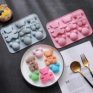 Moule à gâteau jetable en silicone 1 pièce, pour muffins et cupcakes, outils de cuisson, ustensiles de cuisine, pour la pâtisserie DIY, décoration de gâteaux, coloré, taille moyenne - Product Image 3
