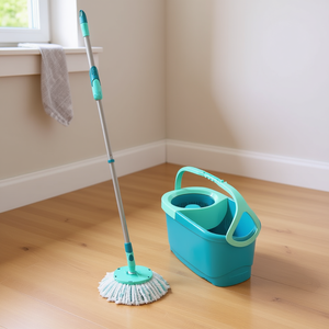 Leifheit Clean Twist Disc <b>Mop</b> Ergo 2 Piece Floor <b>Mop</b> Set - Product Image 3