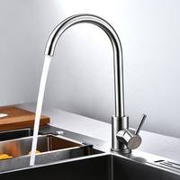 Robinet mélangeur de cuisine à poser sur le plan, eau froide et chaude, pour éviers, équipement sanitaire
