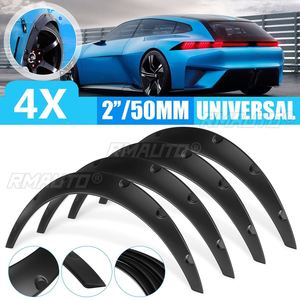 4 Piezas de Guardabarros Universales Flexibles de 2 Pulgadas/50 mm para Automóviles, Extensiones de Guardabarros Extra Anchos - Product Image 1