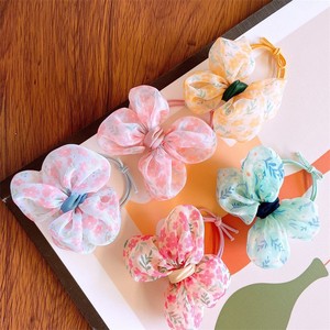 New children's hair accessories, Korean style, floral 3D <b>bow</b> hair tie, girls' ponytail hair <b>clip</b>, small flower hair <b>clip</b> - Product Image 4