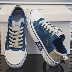 Chaussures basses en toile respirantes pour hommes 2026 – Décontractées, plates, pour la marche quotidienne, tendance, style skate, toutes saisons – Vente en gros, personnalisables - Product Image 4