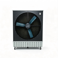 Refroidisseur d'air évaporatif mobile à faible bruit, débit d'air élevé de 40000 m3/h, réservoir d'eau de 140 L pour le refroidissement des ateliers de production et des usines d'assemblage