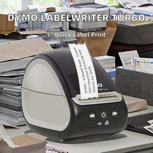 Imprimante thermique multifonction durable <span class=keywords><strong>DYMO</strong></span> LabelWriter 550 Turbo, interface USB/LAN, garantie 1 an, étiquettes de codes-barres à transfert thermique direct - Product Image 2
