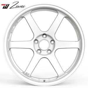 Ruedas de Aleación Monobloque Forjadas Blancas de 17 18 19 20 Pulgadas 5X114.3 para Autos de Pasajeros Infiniti G35 G37 Q50 Q60 Mitsubishi - Product Image 5