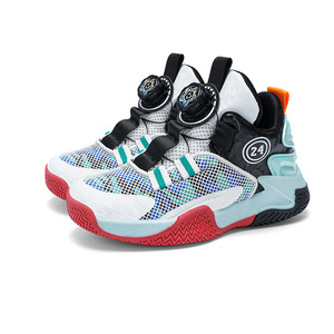 Baskets montantes Cema OEM pour garçons, en maille respirante, chaussures décontractées mi-montantes pour sports de plein air et chaussures de <span class=keywords><strong>basketball</strong></span> pour enfants. - Product Image 2