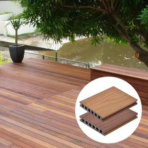 Bois WPC Decking Anti Termite Plancher Bois Extérieur En Plastique Composite Pont Planche