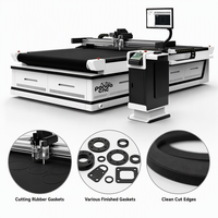 Machine de découpe automatique CNC à couteau oscillant pour tapis de voiture, moquette, PVC, EVA et cuir en bobine