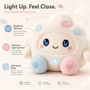 Peluche Émotionnelle Compagnon d'âme pour le développement des compétences linguistiques, aide au sommeil, ami de rêve, cadeau câlin - Product Image 5