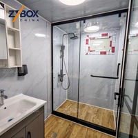 Maisonnette préfabriquée moderne de luxe extensible en conteneur de 20 pieds ou 40 pieds, type « Granny Flat », 2 chambres, pour les marchés des États-Unis, d'Australie et du Canada