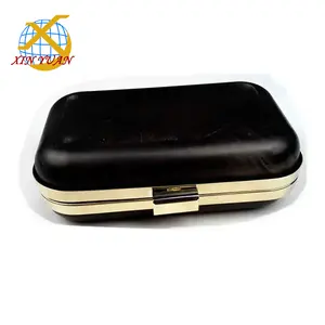 Fashion Metal Box Clutch Frames with Shell Cover
