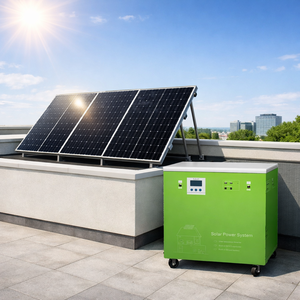 Sistema de Energía Híbrido Solar y Eólico de 5kW, Listo para Uso Fuera de la Red, WON-SESS-AP6000W, Sistema Solar Doméstico Todo en Uno de 1000W - Product Image 1