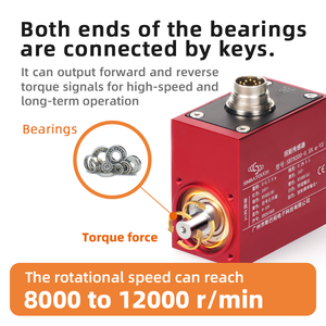 工場直送 8000/12000RPM速度パワーディテクタ測定 小型回転力動的トルクセンサー - Product Image 4