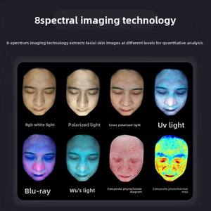 เครื่องวิเคราะห์ผิว 3600W ภาพคมชัด เครื่องวิเคราะห์ผิวหน้าแบบพกพา ดิจิทัล ตรวจวัดความชุ่มชื้น ผิวมัน - Product Image 2