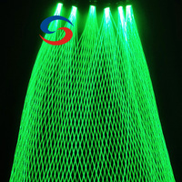 Großhandel IP65 Wasserdichte Kunststoff RGB LED Glasfaser-Netzlichter für Innen/Außen Weihnachtsbaum Sternenhimmel Feiertage