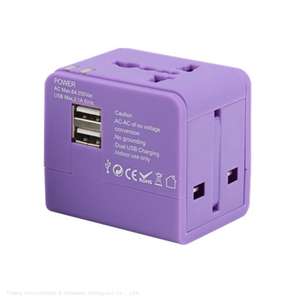 Venta caliente Multi Plugs One UK US <span class=keywords><strong>EU</strong></span> AUS Adaptador de viaje Enchufes eléctricos Adaptador de corriente para teléfono móvil Cargador de pared USB Envío de DHL - Product Image 4