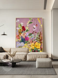 Yicheng beauté en gros <span class=keywords><strong>jardin</strong></span> d'Alice français peint à la main peinture à l'huile maison peinture suspendue pour la décoration - Product Image 6