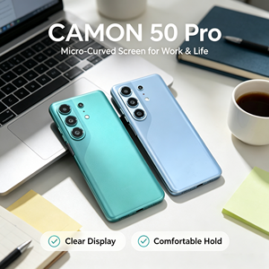 Nouveau smartphone CDMA Camon 50 Pro 5G 2026 avec écran micro-courbé de 7,3 pouces, 16 Go + 1 To, appareil photo 108 MP, batterie longue durée, débloqué avec emballage d'origine - Product Image 3