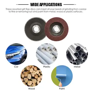 4.5 Inch Flap Disc - 40 Grit Type 29 And 80 Grit Type 27 Professional Grade - Abrasive Grinding Wheel And Flap Sanding Disc