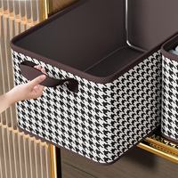 Boîtes de rangement pliables pour vêtements en gros de grande capacité Organisateur de rangement en tissu avec poignée renforcée