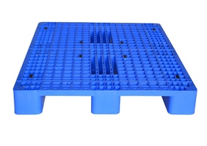 Carretilla elevadora de 4 vías acceso antideslizante 3 patas HDPE Euro Pallet cubierta fuerte resistente 100-120 para estanterías de almacén tipo hoja deslizante - Product Image 2