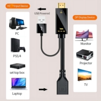 Cable Adaptador 4K 60HZ HD DP Convertidor compatible con HDMI a DP para PS5 TV Box Xbox PVC Jacket para HDTV