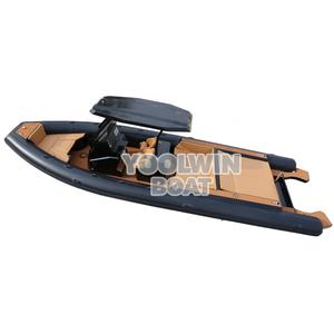 <span class=keywords><strong>Bateau</strong></span> <span class=keywords><strong>semi</strong></span>-<span class=keywords><strong>rigide</strong></span> gonflable en Hypalon de 32 pieds, personnalisé pour la pêche, avec une spacieuse plate-forme de pont en aluminium - Product Image 2