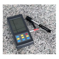 Testeur de dureté Leeb portatif à grand écran, pour essais non destructifs sur le terrain, avec sonde d'impact D et câble d'extension pour sonde d'impact
