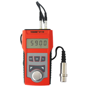 TIME2110 Jauge d'épaisseur ultrasonique numérique portable, instrument de mesure de l'épaisseur des parois des tuyaux métalliques - Product Image 2