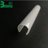 Abat-jour en acrylique transparent moderne Bming, couvercles de lampe anti-explosion, profilés PMMA