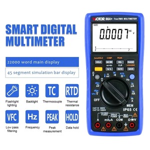 มัลติมิเตอร์ดิจิตอล Vc98a+ 22000 คำนวณ พร้อมการวัดค่า AC Hz แบบกราฟแท่ง True RMS DMM - Product Image 4