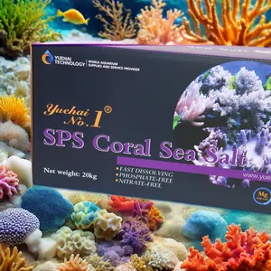 중국 개인 상표 최저가 바다 농축 프로 SPS 해양 수족관 수족관 암초 바다 소금 믹스 수족관 원반 물고기